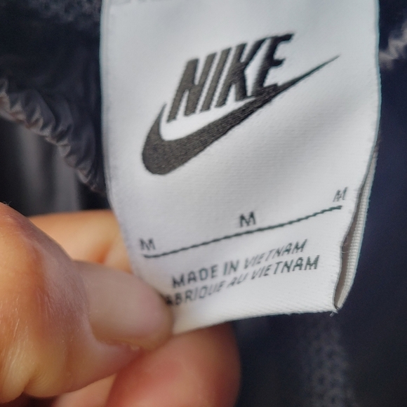 Nike Woven Black Pants Men's Size Medium Pockets Elastic Waist/ retro style - Picture 5 of 14